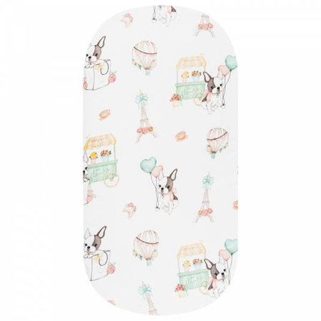 Bambusowe prześcieradło do Dostawki Paris Rozmiar 50x90 cm