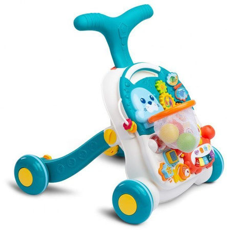Toyz Caretero Pchacz Stolik Edukacyjny 2w1 Spark Turquoise