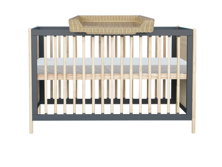 Theo Bebe Oceania Łóżeczko Ratanowe 60x120cm Silex