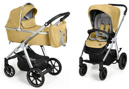 Baby Design Bueno Wózek Głęboko-Spacerowy 2w1 01 yellow