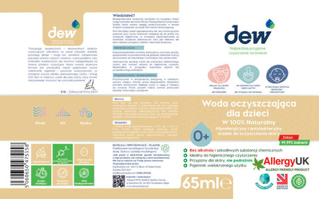 Dew Woda Oczyszczająca dla Dzieci 65ml