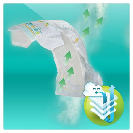 Pampers Pieluchy Active Baby Rozmiar 2, 68 Sztuk Pieluszek