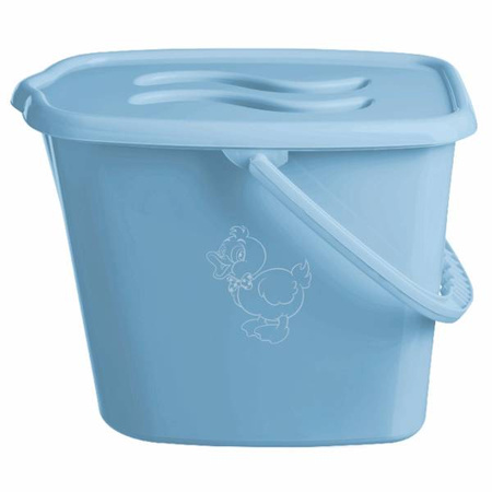 Maltex Wiaderko na Pieluchy Kaczka Niebieski