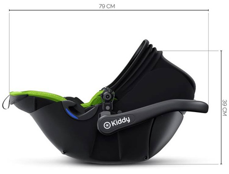 Kiddy Evolution Pro 2 Fotelik Samochodowy 0-13kg Lizard Green