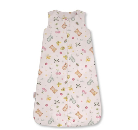 Waldin Śpiworek 2.5 TOG CandyCute Róż Rozmiar M