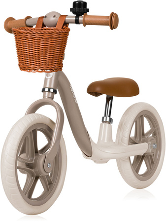 Lionelo Alex Plus - rowerek biegowy | Beige Sand