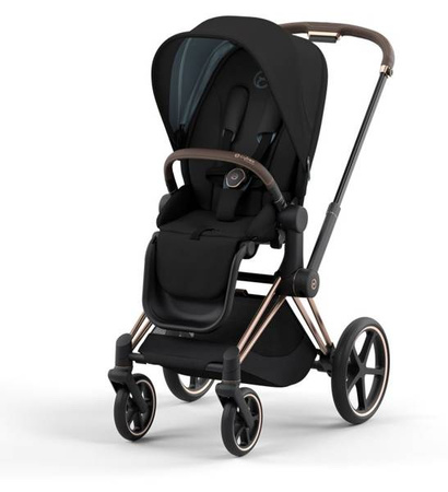 Cybex Priam 4.0 Wózek Głęboko-Spacerowy + Fotelik Samochodowy Cloud T 0-13kg Deep Black