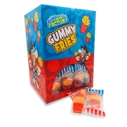 Crazy Candy Factory Mini Frytki Gummy 10g - 100sztuk