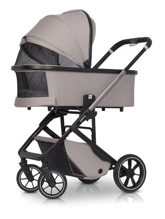 Cavoe Moi+ Wózek GłębokoSpacerowy 2w1 + Torba + Adaptery Taupe