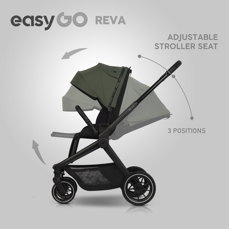 Easy Go Reva Wózek Głęboko-Spacerowy Jungle Green