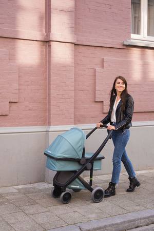 Greentom Wózek Carrycot Black-Sage