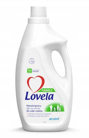 Lovela Family Płyn do Prania 1,85 l. Do Bieli