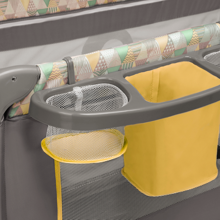 Lionelo Sven Plus Łóżeczko Turystyczne Yellow Scandi