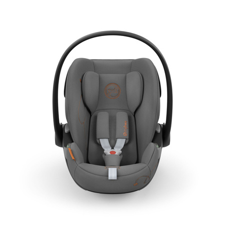 Cybex Balios S Lux Wózek Głęboko-Spacerowy + Cloud G I-Size Fotelik Samochodowy 0-13kg + Baza G + Osłony Przeciwdeszczowe + Adaptery Lava Grey
