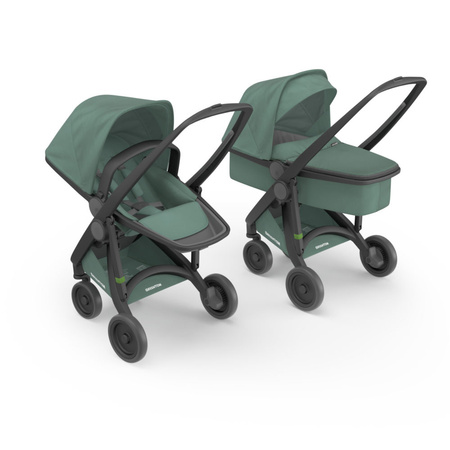 Greentom Wózek Głeboko-Spacerowy Black-Sage