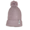 Lodger Czapeczka z wełny merino 100% różowa Rose 1-2 lata