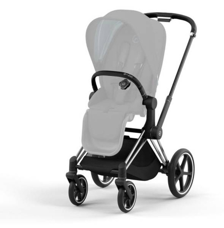 Cybex Priam 4.0 Rama w Zestawie Ze Stelażem Siedziska Chrome + Czarny