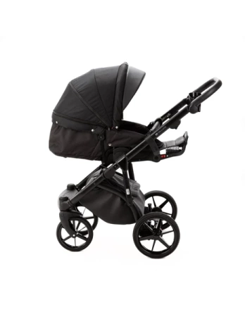 Adamex Nola Standard Wózek Głęboko-Spacerowy Czarny PS-37-LUX