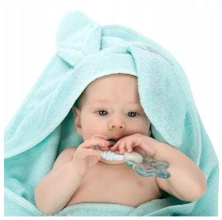 Canpol Babies Okrycie Kąpielowe Dla Niemowląt 100x100cm 26/802 Turkusowy