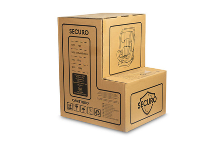 Caretero Securo i-Size Fotelik Samochodowy 0-36 kg Burgundy