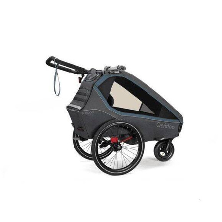 Qeridoo Kidgoo1 Przyczepka Rowerowa Navy Blue
