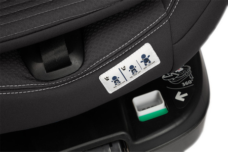 Chicco Seat3Fit I-Size Air Fotelik Samochodowy 0-25kg Graphite