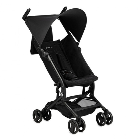 MoMi Grace Wózek Spacerowy z Plecakiem Czarny