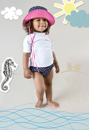 Lassig, Koszulka T-shirt do pływania White, UV 50+