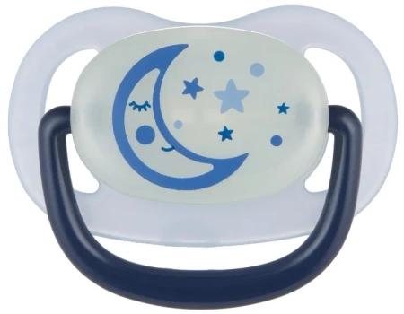 Canpol babies Smoczek Uspokajający 18m+ Anatomiczny Night Blue