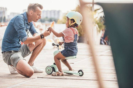 Scootandride Highwaykick 1 2w1 Jeździk i Hulajnoga 1-5 Lat + Plecak Steel