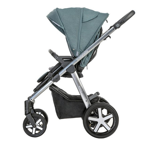 Baby Design Husky 2022 Wózek Głęboko-Spacerowy 107 Silver Grey Koła Pompowane