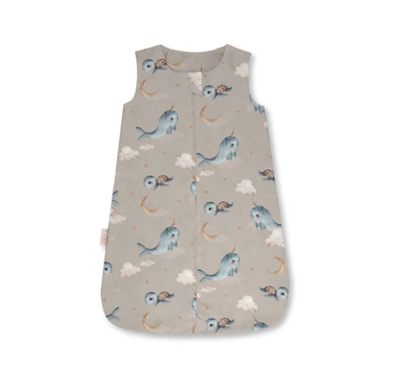 Waldin Śpiworek 2.5 TOG Wieloryb Ciemno Beżowy Rozmiar S