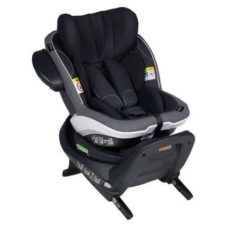 BeSafe iZi Turn i-Size Fotelik Samochodowy Obrotowy RWF 0-18 kg Czarny Melange
