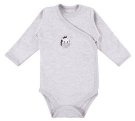 Body Baby Love z Długim Rękawem Szary r.68