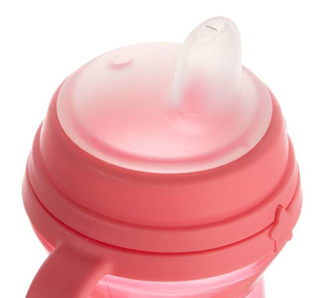 Canpol Babies FirstCup Kubek z Silikonowym Ustnikiem 150ml Różowy 56/614_pin
