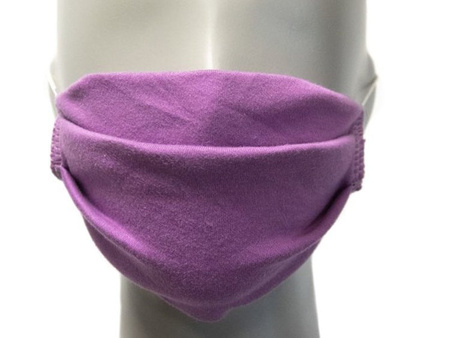 Ewa Klucze Maseczka Ochronna Wielorazowa Dla Dorosłych 100% Bawełna Fioletowa