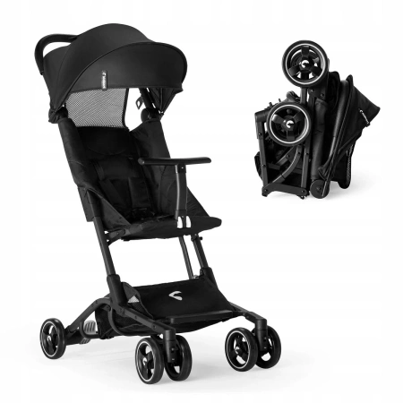 Kidnort Snöpetrel Wózek Spacerowy Czarny