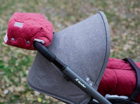 X-Lander X-Muff Velvet Mufka na Rączkę Wózka Ruby