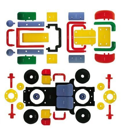 Mic-o-Mic Wesoły Konstruktor - Samochód Terenowy