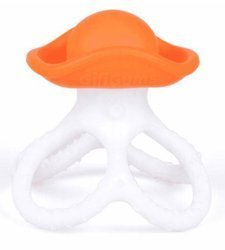 GiliGums Gryzak Silikonowy Ośmiorniczka Pomarańczowy