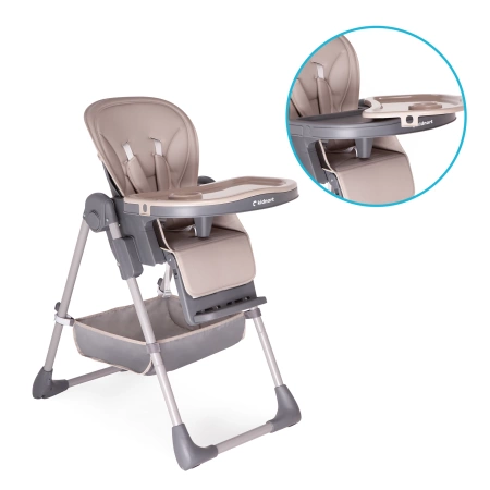 Kidnort Jordgubbe Krzesełko do Karmienia Brązowe