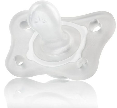 Chicco Smoczek Uspokajający Physioforma Mini Soft Silikonowy 0-2m Boy 2 Szt Girl