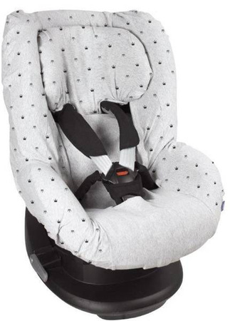 Dooky Pokrowiec do Fotelika 9-18 kg Light Grey Crow