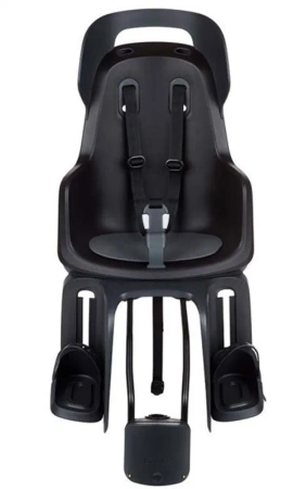 Bobike Go 1P Fotelik Rowerowy do Ramy Urban Black