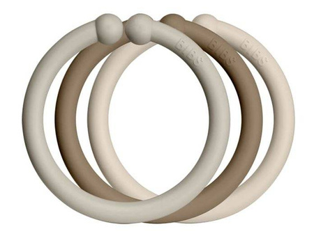 Bibs Loops Multifunkcyjne Ogniwa 12szt. Sand & Dark Oak & Vanilla
