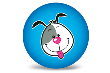 Artyk Piłka PVC 230MM - Piesek