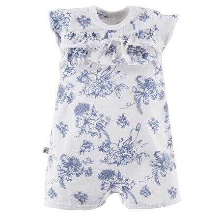 Eevi Rampers Botanic Biały Druk 86cm