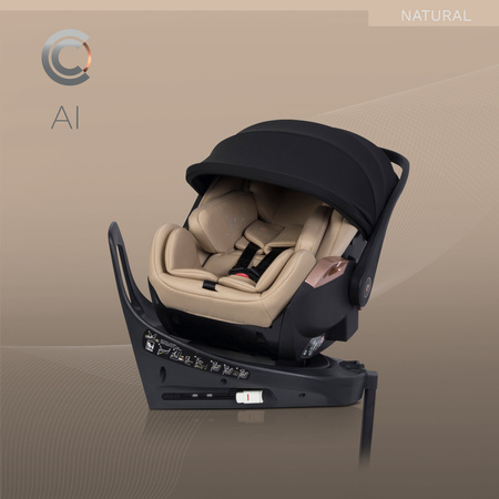 Cavoe AI Fotelik Samochodowy 0-13 Kg Natural