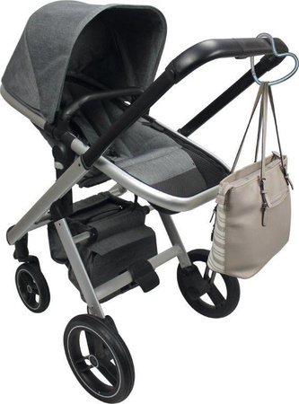 Dooky Hak/zaczep do wózka serce Matt Blue