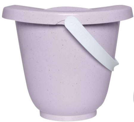 Luma Zestaw Kąpielowy 8 Elementów Wanienka i Akcesoria Speckles Lila